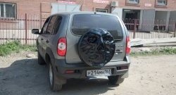 3 299 р. Чехол запасного колеса Трофей Снайпера Chevrolet Niva 2123 дорестайлинг (2002-2008) (Неокрашенный)  с доставкой в г. Майкоп. Увеличить фотографию 8