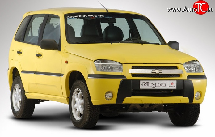 5 799 р. Передний бампер Ниагара Chevrolet Niva 2123 дорестайлинг (2002-2008) (Неокрашенный)  с доставкой в г. Майкоп