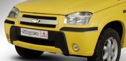 5 799 р. Передний бампер Ниагара Chevrolet Niva 2123 дорестайлинг (2002-2008) (Неокрашенный)  с доставкой в г. Майкоп. Увеличить фотографию 4