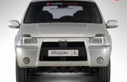 4 799 р. Передний бампер Ниагара 3 Chevrolet Niva 2123 дорестайлинг (2002-2008) (Неокрашенный)  с доставкой в г. Майкоп. Увеличить фотографию 2