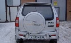 1 699 р. Чехол запасного колеса Chevrolet  Chevrolet Niva  2123 (2002-2020), Лада 2123 (Нива Шевроле) (2002-2021), Лада Нива Трэвел (2021-2025) (Неокрашенный)  с доставкой в г. Майкоп. Увеличить фотографию 3