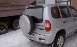 1 699 р. Чехол запасного колеса Chevrolet  Chevrolet Niva  2123 (2002-2020), Лада 2123 (Нива Шевроле) (2002-2021), Лада Нива Трэвел (2021-2025) (Неокрашенный)  с доставкой в г. Майкоп. Увеличить фотографию 4