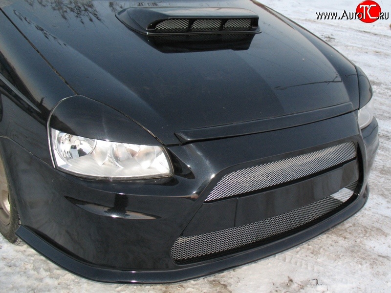 939 р. Реснички Lancer Style Лада Приора 21728 купе дорестайлинг (2010-2013) (Неокрашенные)  с доставкой в г. Майкоп