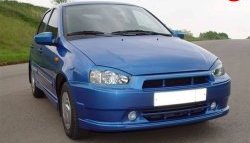9 599 р. Передний бампер Лика 1 Лада Калина 1117 универсал (2004-2013) (Неокрашенный)  с доставкой в г. Майкоп. Увеличить фотографию 2