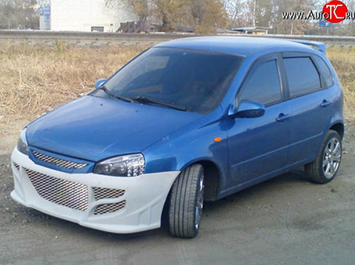 2 099 р. Передний бампер M-VRS Лада Калина 1117 универсал (2004-2013) (Неокрашенный)  с доставкой в г. Майкоп
