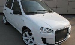 9 399 р. Передний бампер Я-робот Лада Калина 1117 универсал (2004-2013) (Неокрашенный, сетка в воздухозаборниках)  с доставкой в г. Майкоп. Увеличить фотографию 4