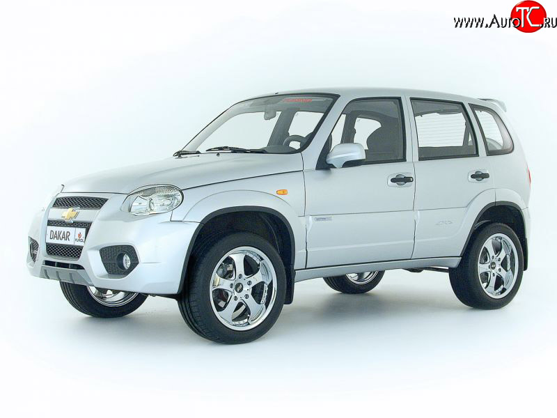 1 249 р. Накладки на зеркала Dakar после 2005 г.в Chevrolet Niva 2123 рестайлинг (2009-2020) (Неокрашенные)  с доставкой в г. Майкоп