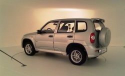 4 999 р. Задний бампер Dakar Лада 2123 (Нива Шевроле) дорестайлинг (2002-2008) (Неокрашенный)  с доставкой в г. Майкоп. Увеличить фотографию 3