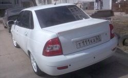 1 649 р. Лип спойлер Super-Style Лада Приора 2170 седан дорестайлинг (2007-2014) (Неокрашенный)  с доставкой в г. Майкоп. Увеличить фотографию 3