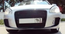 9 706 р. Передний бампер Я-робот Лада Приора 21728 купе дорестайлинг (2010-2013) (Неокрашенный, вставки под туманки)  с доставкой в г. Майкоп. Увеличить фотографию 12