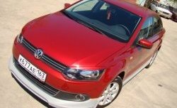 1 149 р. Реснички Racing Volkswagen Polo 5 седан дорестайлинг (2009-2015) (Неокрашенные)  с доставкой в г. Майкоп. Увеличить фотографию 3
