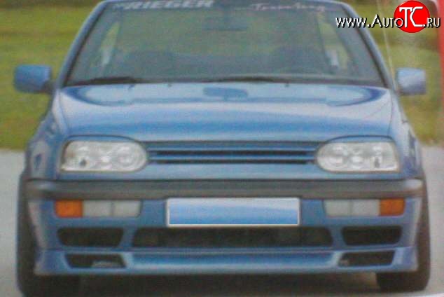 4 699 р. Накладка переднего бампера Fast V1 Volkswagen Golf 3 (1991-1998)  с доставкой в г. Майкоп