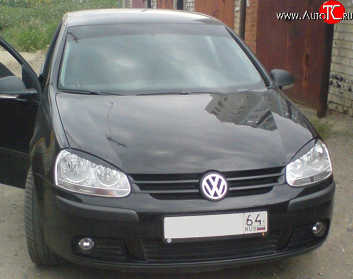 919 р. Реснички на фары М-версия Volkswagen Golf 5 универсал (2003-2009) (Неокрашенные)  с доставкой в г. Майкоп