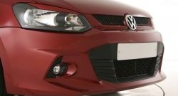 7 249 р. Передний бампер Sport Volkswagen Polo 5 седан дорестайлинг (2009-2015) (Неокрашенный)  с доставкой в г. Майкоп. Увеличить фотографию 3