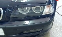 1 149 р. Реснички CarZone BMW 3 серия E46 седан дорестайлинг (1998-2001) (Неокрашенные)  с доставкой в г. Майкоп. Увеличить фотографию 3