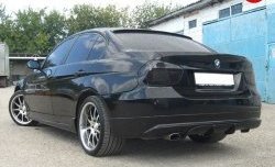 5 999 р. Накладка заднего бампера AC SHNITZER BMW 3 серия E90 седан дорестайлинг (2004-2008) (Неокрашенный)  с доставкой в г. Майкоп. Увеличить фотографию 4