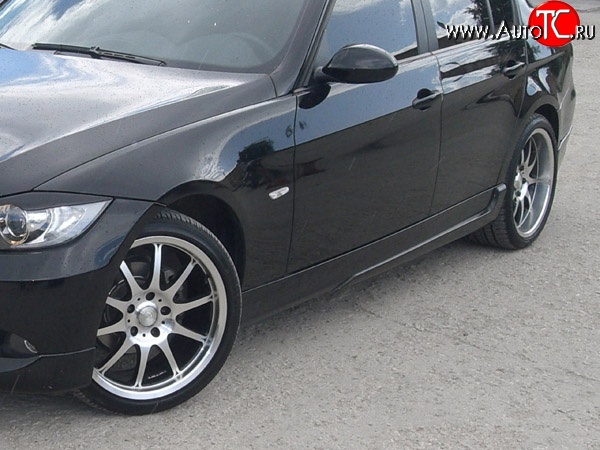 4 999 р. Пороги накладки AC Shnitzer BMW 3 серия E90 седан дорестайлинг (2004-2008) (Неокрашенные)  с доставкой в г. Майкоп