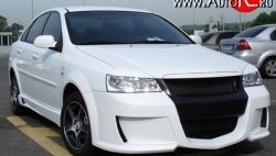 9 799 р. Передний бампер Rieger Chevrolet Lacetti седан (2002-2013) (Неокрашенный)  с доставкой в г. Майкоп. Увеличить фотографию 2