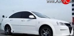 9 799 р. Передний бампер Rieger Chevrolet Lacetti седан (2002-2013) (Неокрашенный)  с доставкой в г. Майкоп. Увеличить фотографию 3
