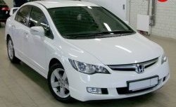 1 149 р. Реснички Mugen  Honda Civic  FD (2005-2011) седан дорестайлинг, седан рестайлинг (Неокрашенные)  с доставкой в г. Майкоп. Увеличить фотографию 4