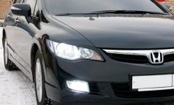 1 149 р. Реснички Mugen  Honda Civic  FD (2005-2011) седан дорестайлинг, седан рестайлинг (Неокрашенные)  с доставкой в г. Майкоп. Увеличить фотографию 7