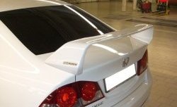 10 699 р. Антикрыло Mugen Honda Civic FD седан дорестайлинг (2005-2008) (Неокрашенный)  с доставкой в г. Майкоп. Увеличить фотографию 4