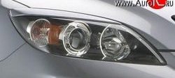 859 р. Реснички Style V2  Mazda 3/Axela  BK (2006-2009) рестайлинг, хэтчбэк (Неокрашенные)  с доставкой в г. Майкоп. Увеличить фотографию 2