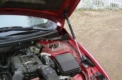2 449 р. Упоры капота Sport Mitsubishi Lancer 10 CY седан дорестайлинг (2007-2010)  с доставкой в г. Майкоп. Увеличить фотографию 2