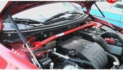 2 449 р. Упоры капота Sport Mitsubishi Lancer 10 CY седан дорестайлинг (2007-2010)  с доставкой в г. Майкоп. Увеличить фотографию 4