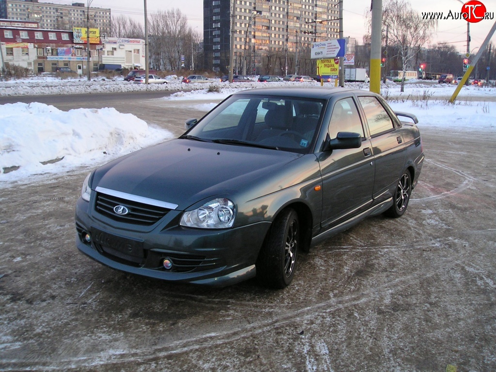10 349 р. Передний бампер Матэ  Лада Приора ( 2170,  2171,  2172,  21728) (2007-2018) седан дорестайлинг, универсал дорестайлинг , хэтчбек дорестайлинг, купе дорестайлинг, купе рестайлинг, седан рестайлинг, универсал рестайлинг, хэтчбек рестайлин (Неокрашенный)  с доставкой в г. Майкоп