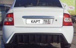 3 999 р. Задний бампер Карт Лада Приора 21728 купе дорестайлинг (2010-2013) (Неокрашенный)  с доставкой в г. Майкоп. Увеличить фотографию 2