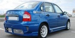 9 799 р. Задний бампер E4  Лада Калина  1118 (2004-2013) седан (Неокрашенный)  с доставкой в г. Майкоп. Увеличить фотографию 3