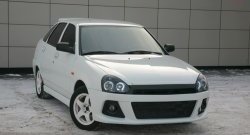 4 849 р. Передний бампер Снайпер WRC  Лада Приора ( 2170,  2171,  2172,  21728) (2007-2018) седан дорестайлинг, универсал дорестайлинг , хэтчбек дорестайлинг, купе дорестайлинг, купе рестайлинг, седан рестайлинг, универсал рестайлинг, хэтчбек рестайлин (Неокрашенный)  с доставкой в г. Майкоп. Увеличить фотографию 3