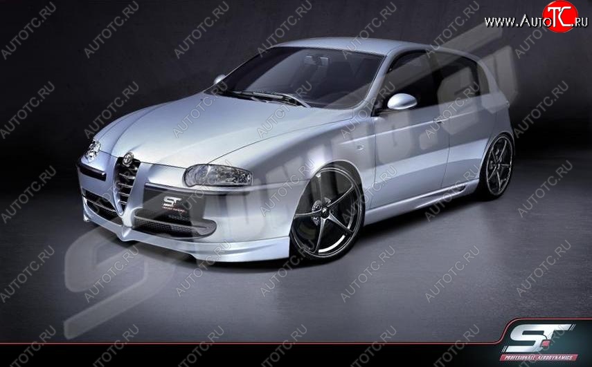 13 299 р. Накладка на передний бампер ST Alfa Romeo 145 930A дорестайлинг (1994-1999)  с доставкой в г. Майкоп