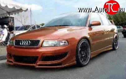 7 299 р. Передний бампер Carzone Audi A4 B5 8D2 седан дорестайлинг (1994-1997)  с доставкой в г. Майкоп