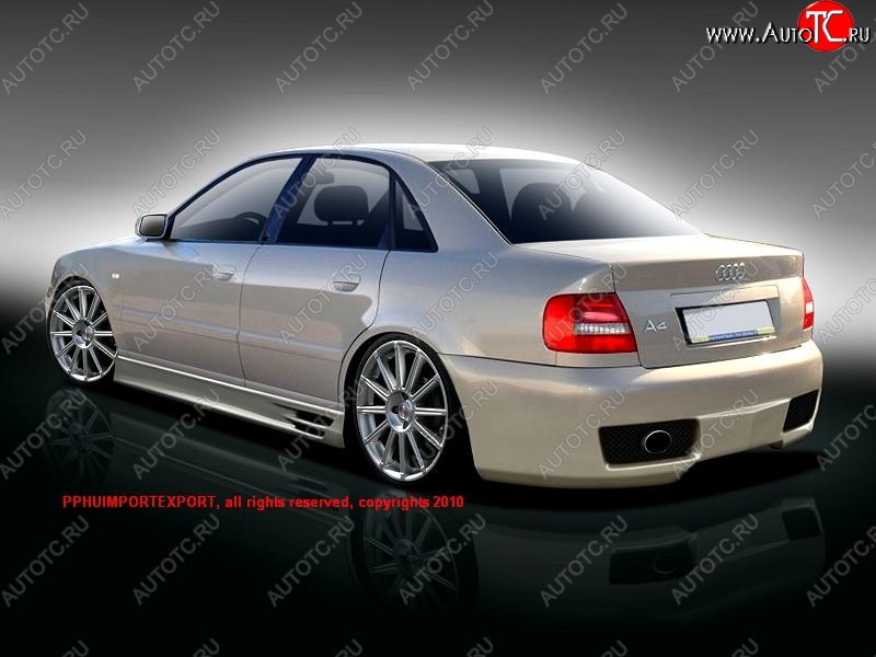 25 899 р. Задний бампер К1 Audi A4 B5 8D2 седан 2-ой рестайлинг (1999-2001)  с доставкой в г. Майкоп