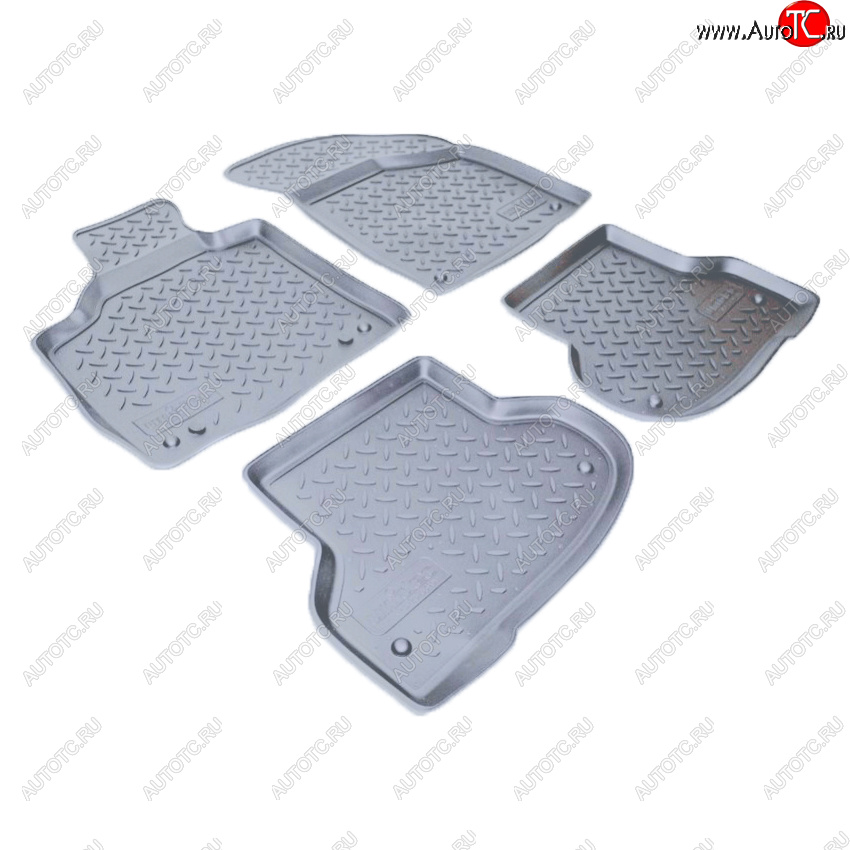 3 369 р. Коврики салона Norplast Unidec  Audi A3 ( 8P1 хэтчбэк 3 дв.,  8PA хэтчбэк 5 дв.) (2008-2013) 2-ой рестайлинг, 3 рестайлинг, 3-ий рестайлинг (Цвет: серый)  с доставкой в г. Майкоп