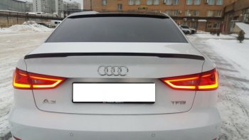 3 399 р. Лип спойлер АВТОКРАТ Audi A3 8VS седан дорестайлинг (2012-2016) (Неокрашенный)  с доставкой в г. Майкоп. Увеличить фотографию 7