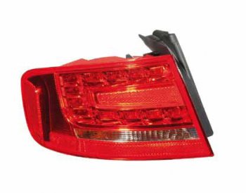 1 999 р. Левый задний фонарь SAT (диодный) Audi A4 B8 дорестайлинг, седан (2007-2011)  с доставкой в г. Майкоп. Увеличить фотографию 2