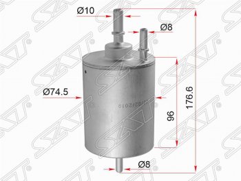 Топливный фильтр SAT (1.8/2.4/3.0/4.2) Audi A4 ( B6,  B7) - A6  C6
