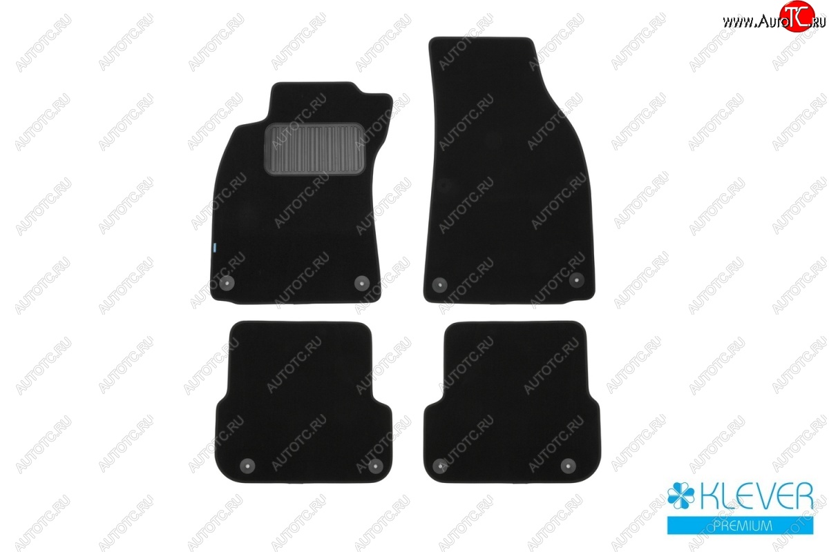 9 549 р. Коврики в салон (текстиль) (4D/5D) Klever Premium Audi A4 B7 седан (2004-2008)  с доставкой в г. Майкоп