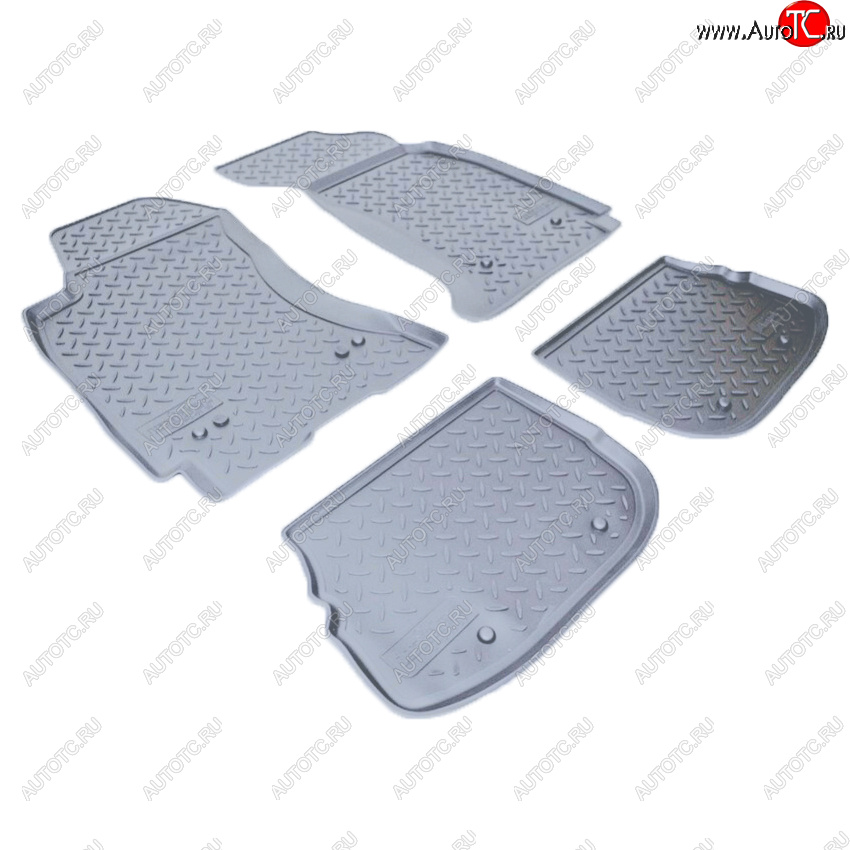 3 599 р. Коврики салона Norplast Unidec  Audi A4 ( B6,  B7) (2000-2009) седан, универсал (Цвет: серый)  с доставкой в г. Майкоп