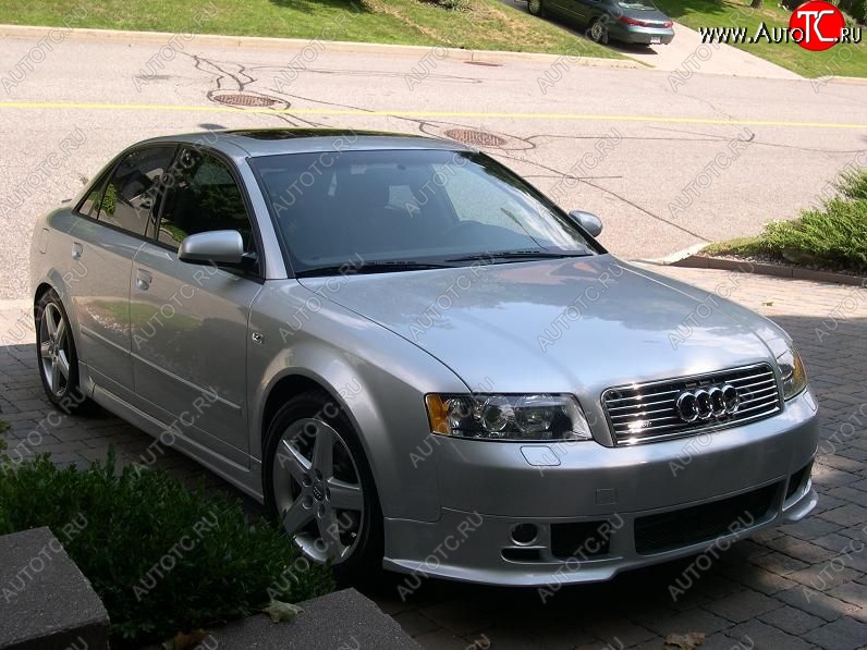 15 299 р. Накладка на передний бампер ABT Audi A4 B6 седан (2000-2006)  с доставкой в г. Майкоп