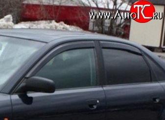 999 р. Комплект дефлекторов окон (ветровиков) 4 шт. (седан) Russtal Audi A4 B7 седан (2004-2008)  с доставкой в г. Майкоп