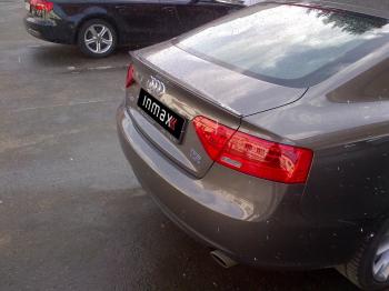 Лип спойлер INMAX Audi A5  8T (2007-2016) дорестайлинг, лифтбэк, рестайлинг, лифтбэк