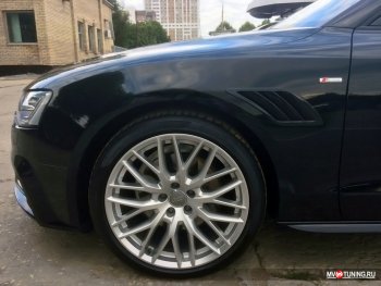 Накладки на крылья MV Tuning (жабры) Audi A5  8T (2007-2011) дорестайлинг, лифтбэк