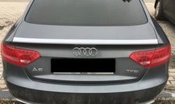 3 999 р. Лип спойлер CT Audi A5 8T дорестайлинг, лифтбэк (2007-2011) (Неокрашенный)  с доставкой в г. Майкоп. Увеличить фотографию 4