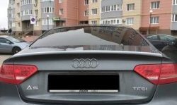 3 999 р. Лип спойлер CT Audi A5 8T дорестайлинг, лифтбэк (2007-2011) (Неокрашенный)  с доставкой в г. Майкоп. Увеличить фотографию 5