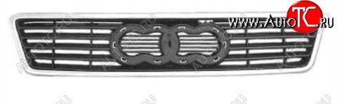 2 699 р. Решётка радиатора INPART (хром) Audi A6 C5 дорестайлинг, седан (1997-2001)  с доставкой в г. Майкоп