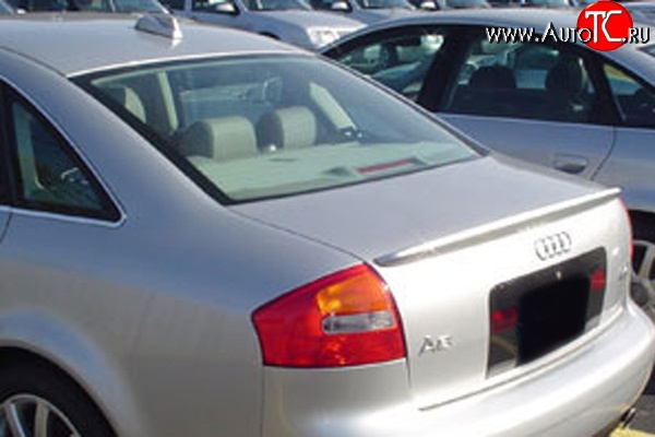 3 299 р. Лип спойлер Drive Audi A6 C5 дорестайлинг, седан (1997-2001) (Неокрашенный)  с доставкой в г. Майкоп